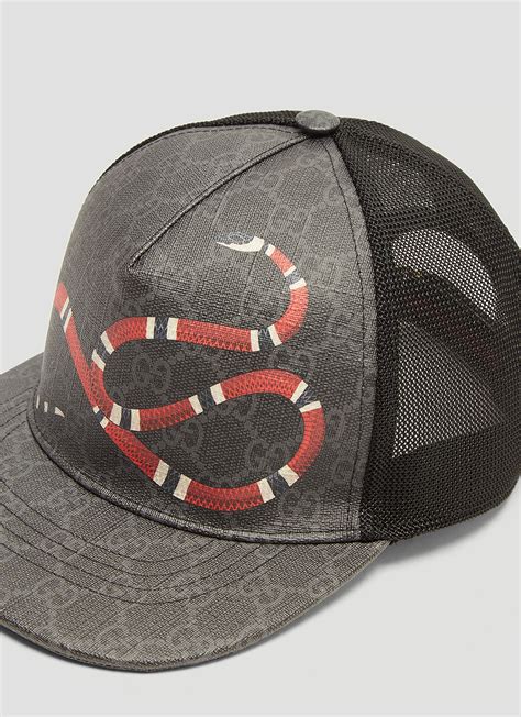 gucci hat black snake|Gucci kingsnake cap.